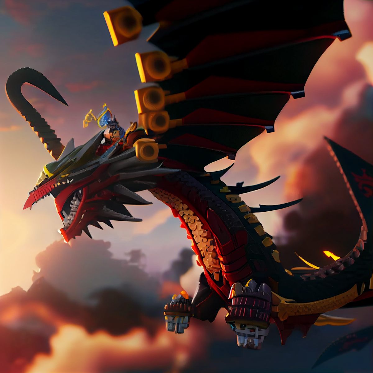 Guardians of Elemental Harmony: Unveiling the Splendor of Ninjago's Elemental Dragons